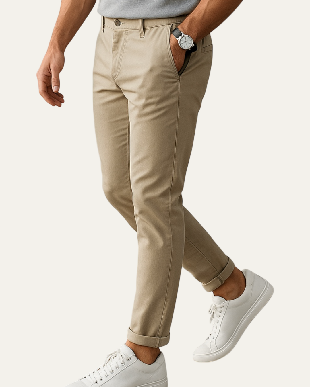 VogeLuxe | Men’s Straight-Leg Casual Chino Pants 6