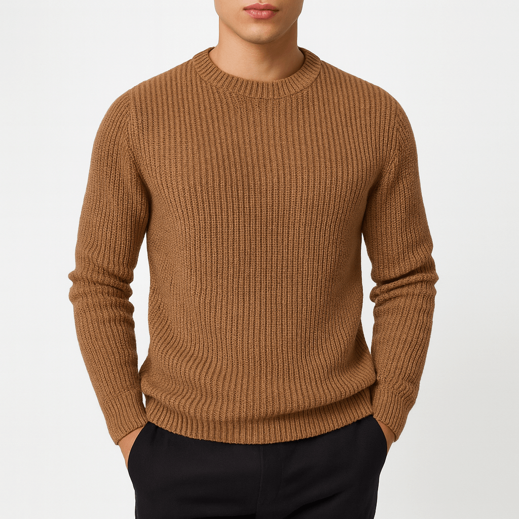 VogeLuxe | Men’s Striped Cashmere Sweater 4