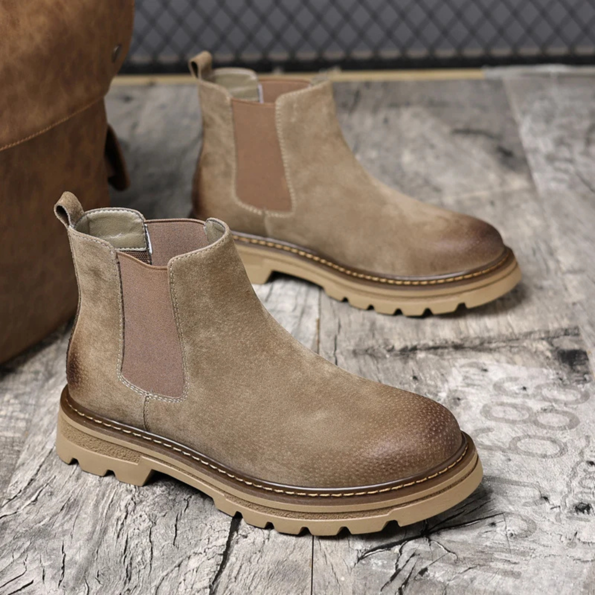 VogeLuxe | Men’s Suede Chelsea Boots 2
