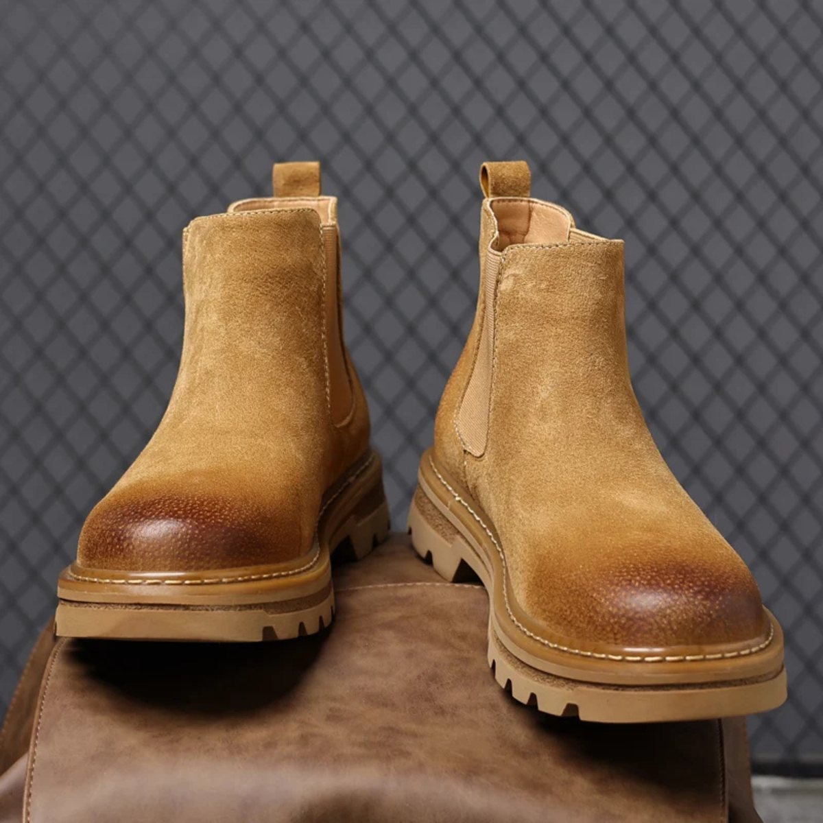 VogeLuxe | Men’s Suede Chelsea Boots 5