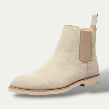 VogeLuxe | Men’s Suede Chelsea Leather Boots 2