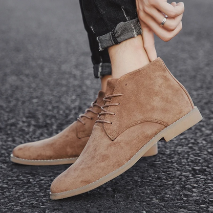 VogeLuxe | Men’s Suede Chukka Boots 4