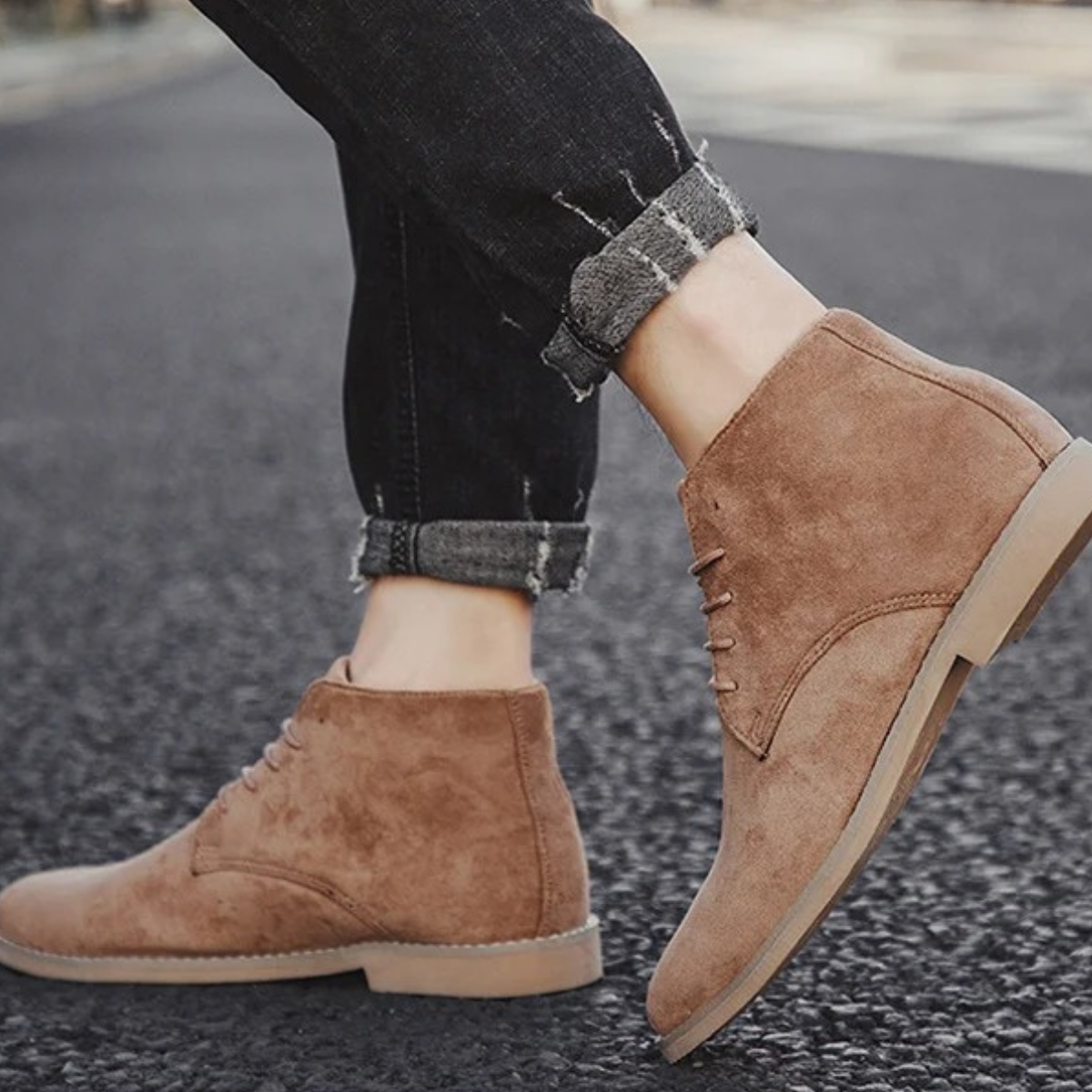 VogeLuxe | Men’s Suede Chukka Boots 6