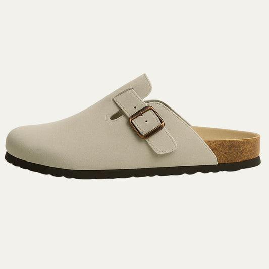 VogeLuxe | Men’s Suede Clog with Adjustable Strap 0