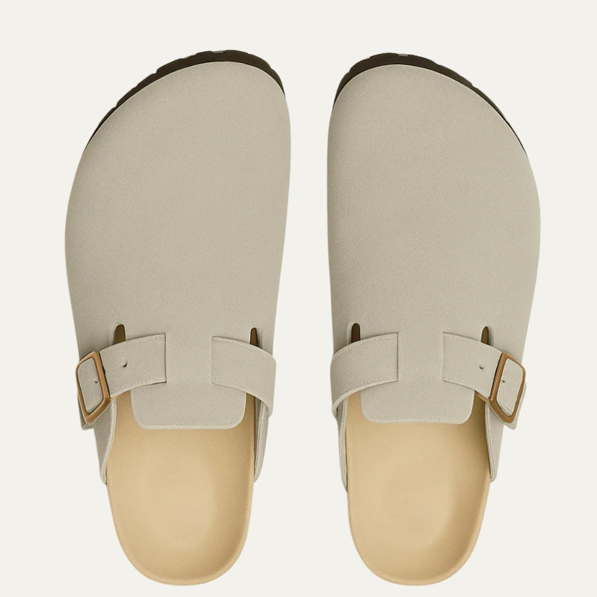 VogeLuxe | Men’s Suede Clog with Adjustable Strap 2