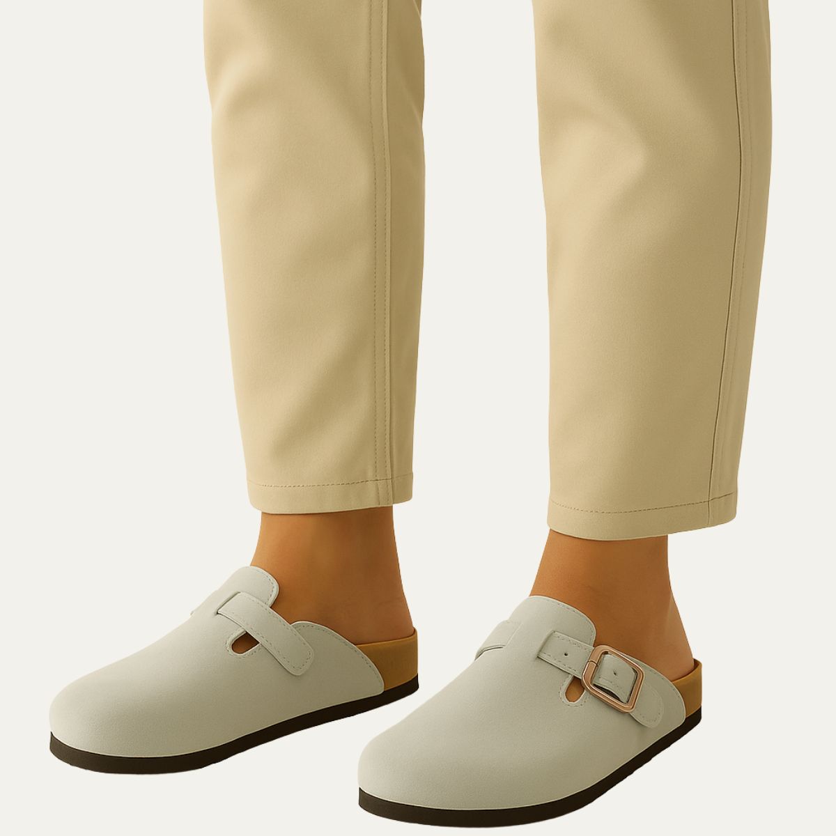 VogeLuxe | Men’s Suede Clog with Adjustable Strap 3