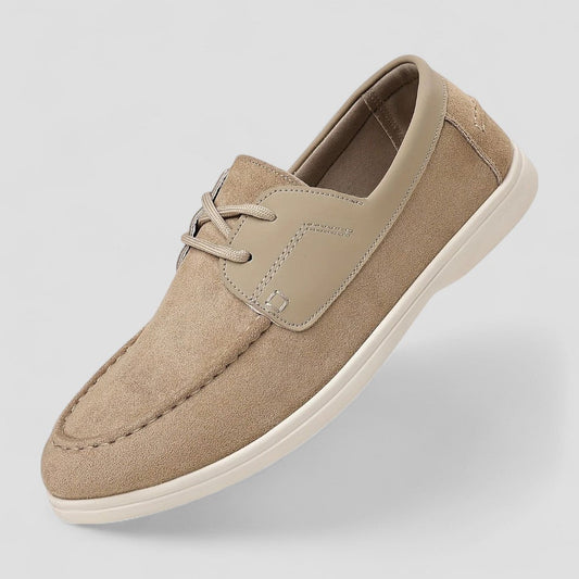 VogeLuxe | Men’s Suede Contrast Boat Shoes 0