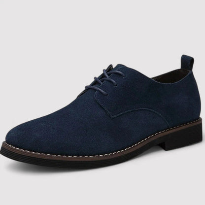 VogeLuxe | Men’s Suede Derby Shoe with Lace-Up Closure 3
