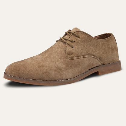 VogeLuxe | Men’s Suede Derby Shoe with Lace-Up Design 4