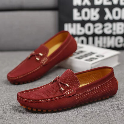 VogeLuxe | Men’s Suede Driving Moccasins 5
