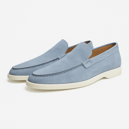VogeLuxe | Men’s Suede Flat Loafers 0