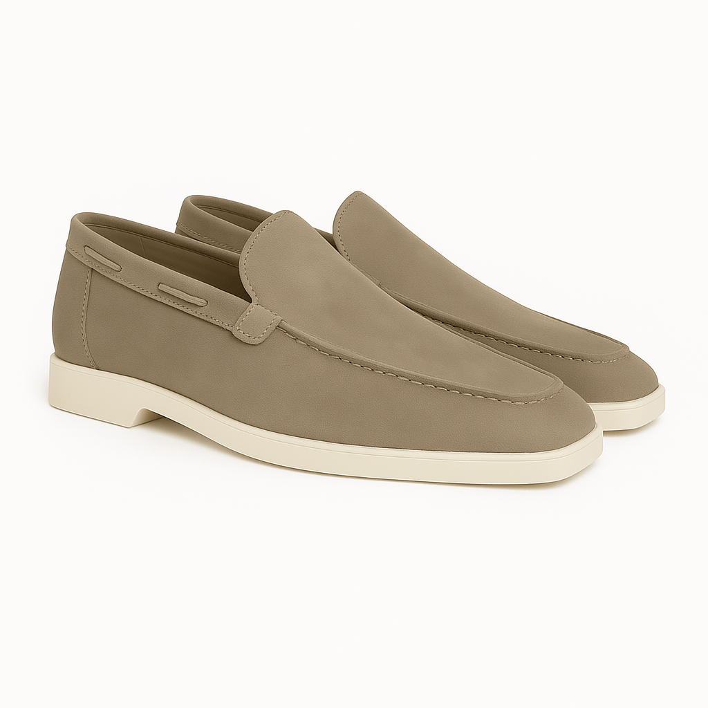 VogeLuxe | Men’s Suede Flat Loafers 4