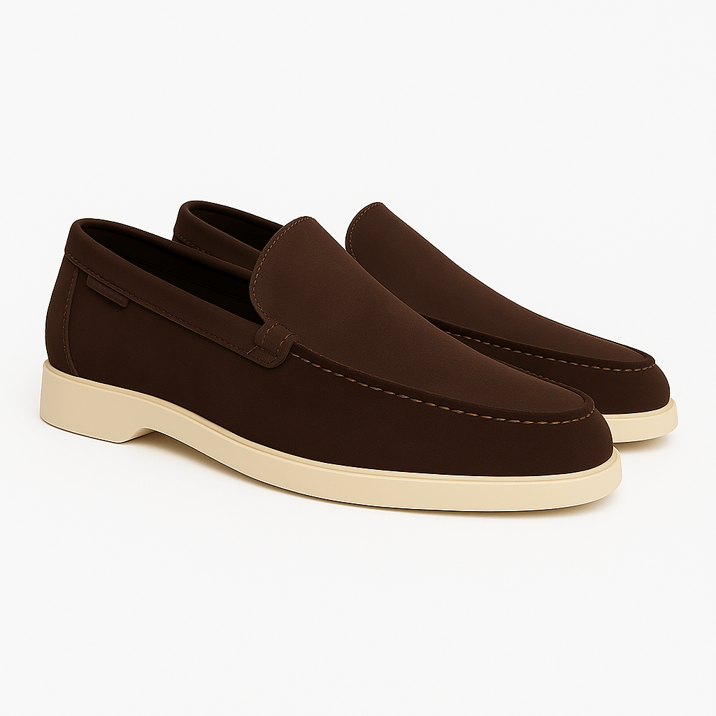 VogeLuxe | Men’s Suede Flat Loafers 9