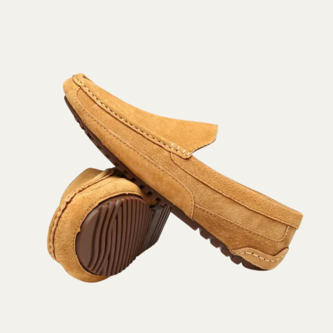 VogeLuxe | Men’s Suede Hand-Stitched Moccasins 6