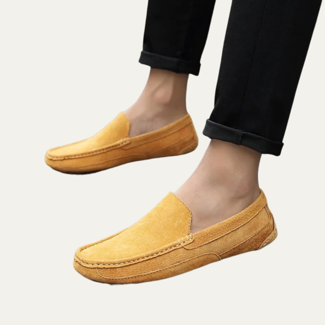 VogeLuxe | Men’s Suede Hand-Stitched Moccasins 8