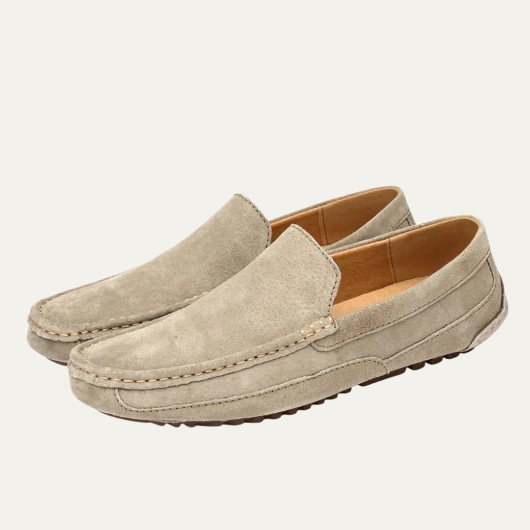 VogeLuxe | Men’s Suede Hand-Stitched Moccasins 9