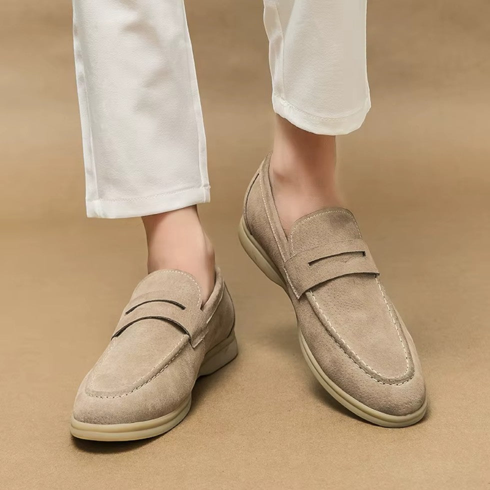 VogeLuxe | Men's Suede Loafers Slip-On Casual Shoes with Soft Comfort 2
