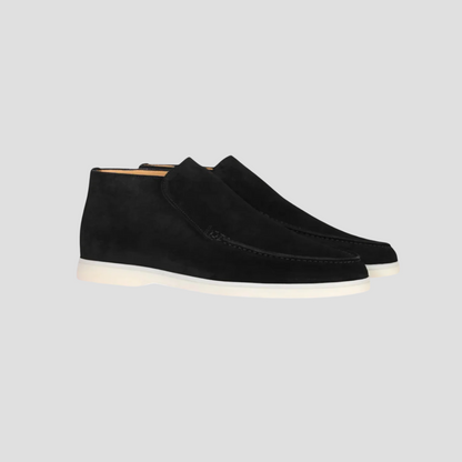 VogeLuxe | Men’s Suede Moc-Toe Chukka Loafers 8