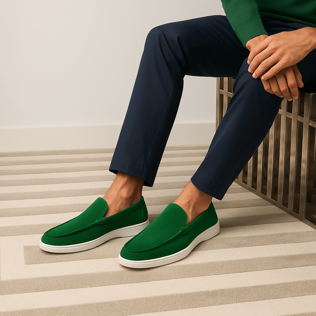 VogeLuxe | Men’s Suede Slip-On Sneaker Loafers 2