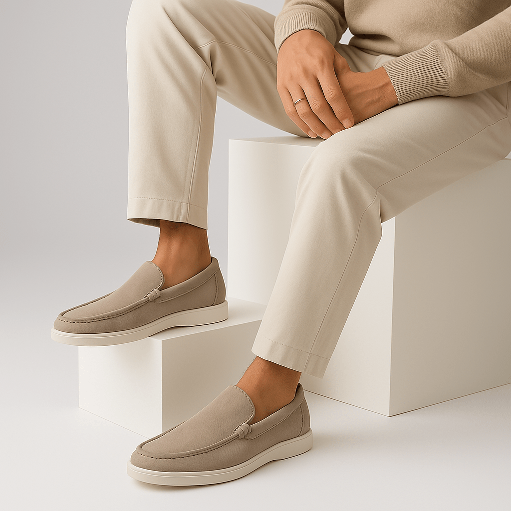 VogeLuxe | Men’s Suede Slip-On Sneaker Loafers 7