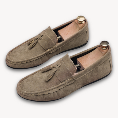 VogeLuxe | Men’s Suede Tassel Loafers 4