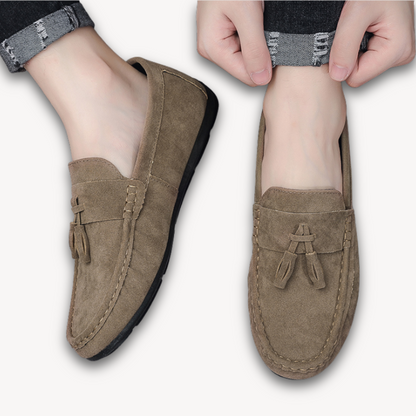 VogeLuxe | Men’s Suede Tassel Loafers 5
