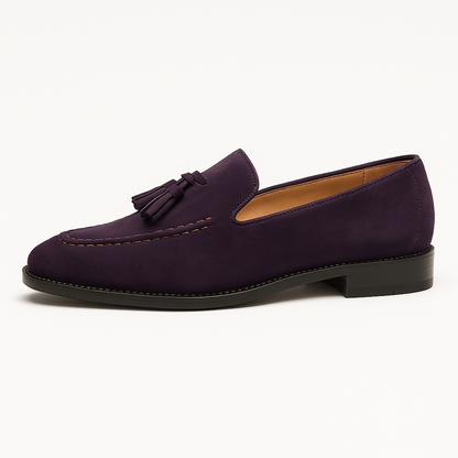 VogeLuxe | Men’s Suede Tassel Moccasins 1