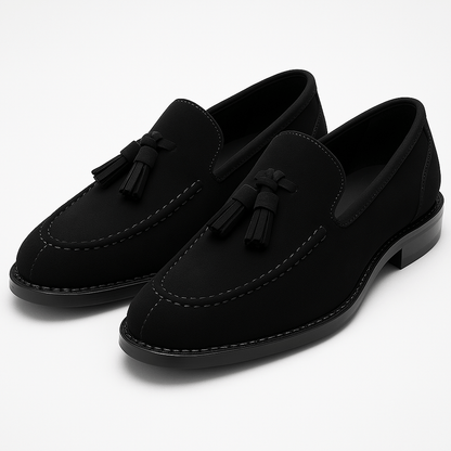 VogeLuxe | Men’s Suede Tassel Moccasins 4