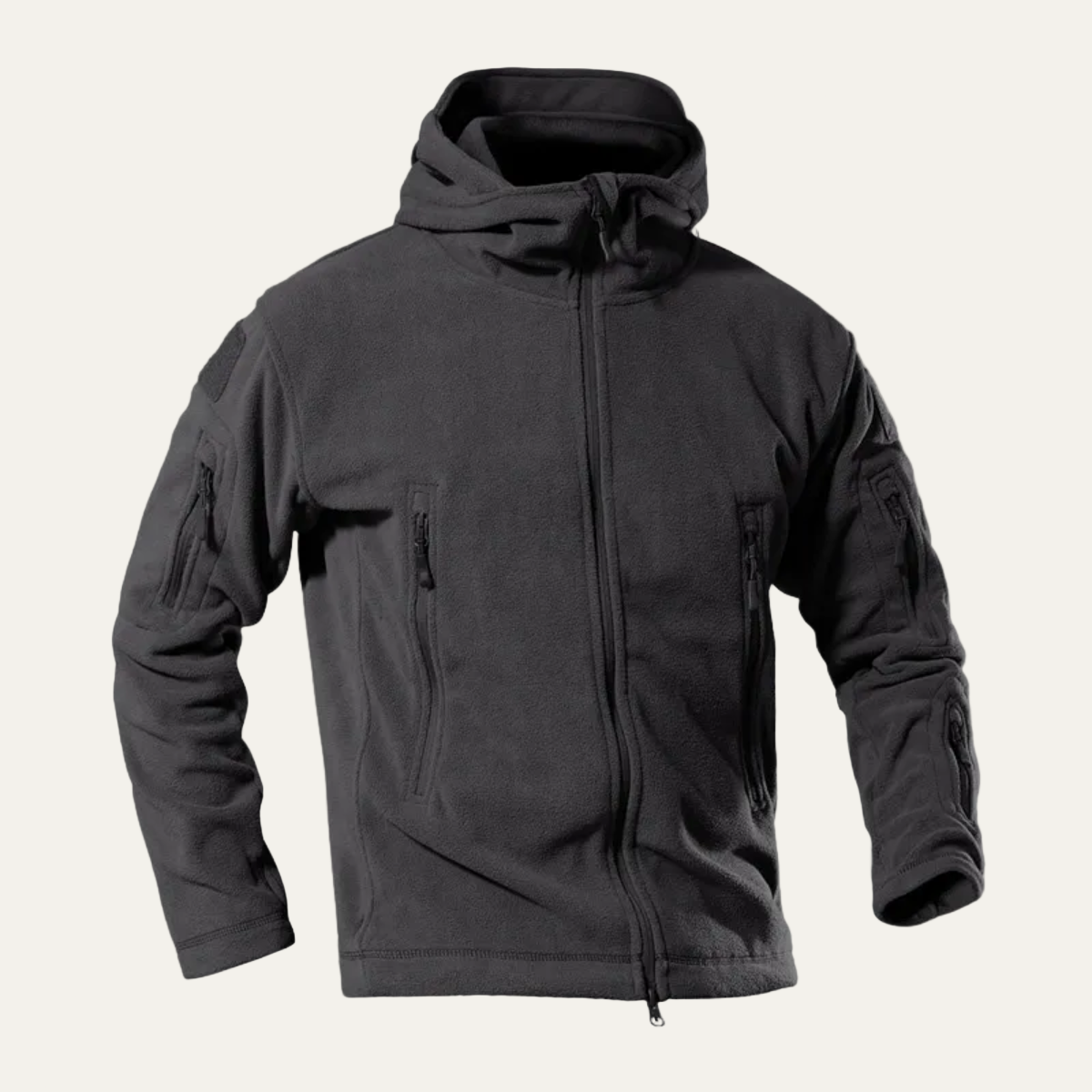 VogeLuxe | Men’s Tactical Fleece Hooded Jacket 0