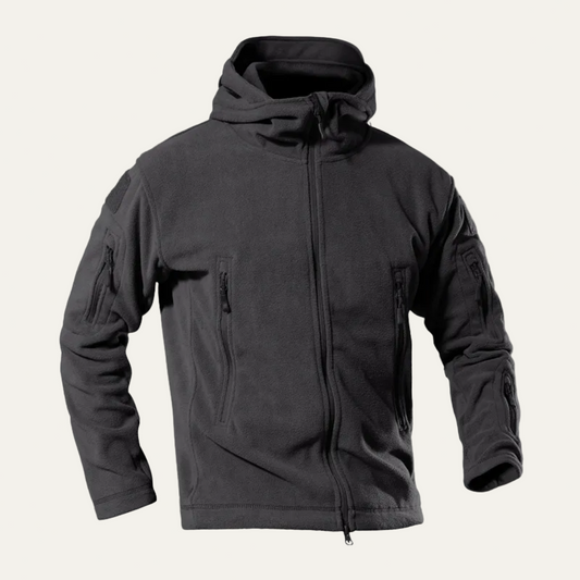 VogeLuxe | Men’s Tactical Fleece Hooded Jacket 0