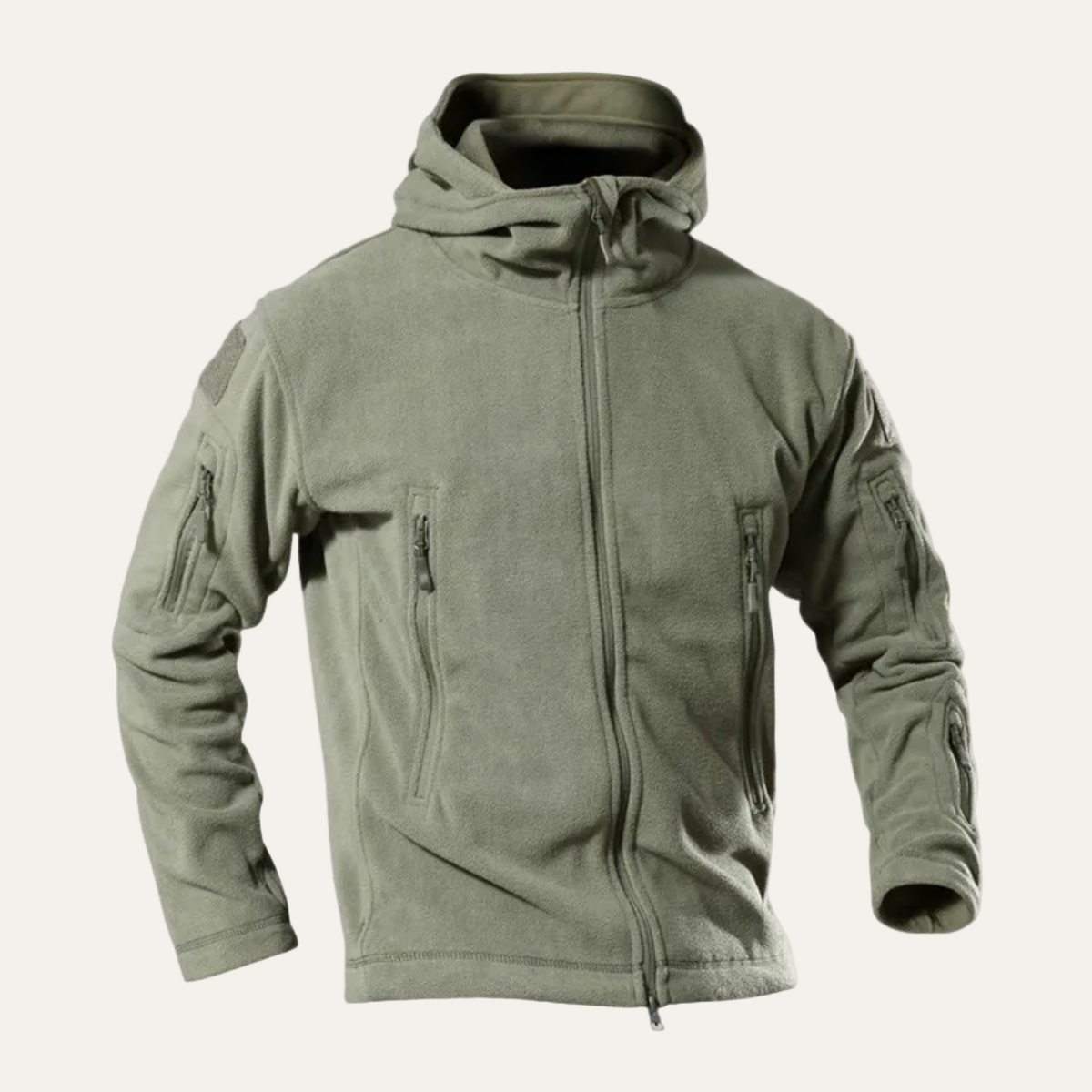 VogeLuxe | Men’s Tactical Fleece Hooded Jacket 1