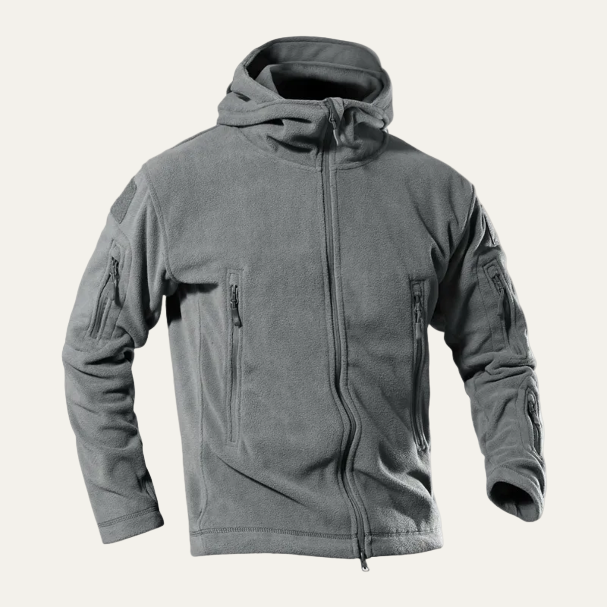 VogeLuxe | Men’s Tactical Fleece Hooded Jacket 3