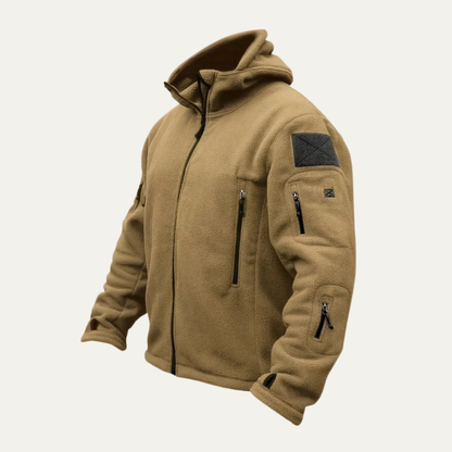 VogeLuxe | Men’s Tactical Full-Zip Fleece Hoodie 1