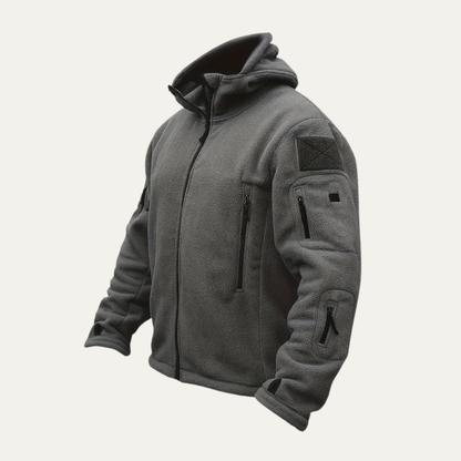 VogeLuxe | Men’s Tactical Full-Zip Fleece Hoodie 6