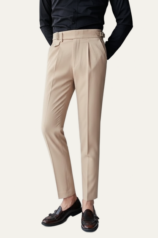 VogeLuxe | Men’s Tailored Cropped Dress Trousers 0