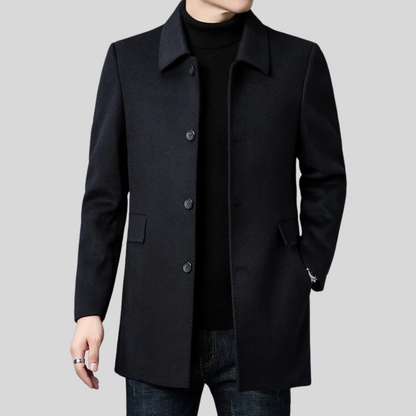 VogeLuxe | Men’s Tailored Four-Button Car Coat 0