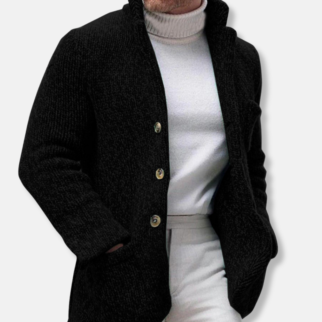 VogeLuxe | Men’s Tailored Knit Coat 0
