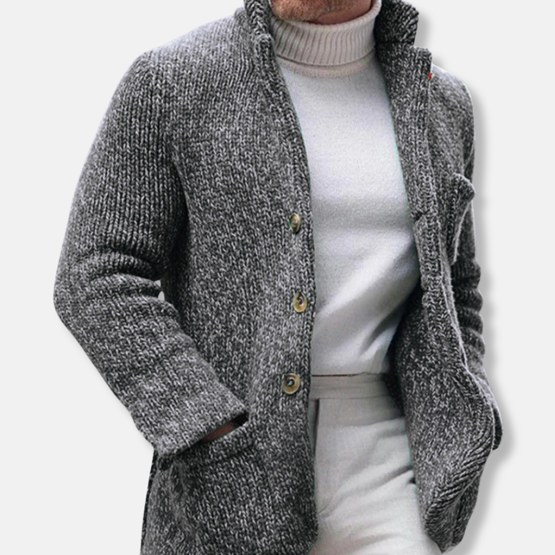 VogeLuxe | Men’s Tailored Knit Coat 2