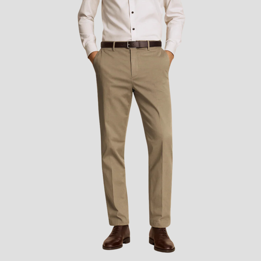 VogeLuxe | Men’s Tailored Straight-Leg Dress Pants 2