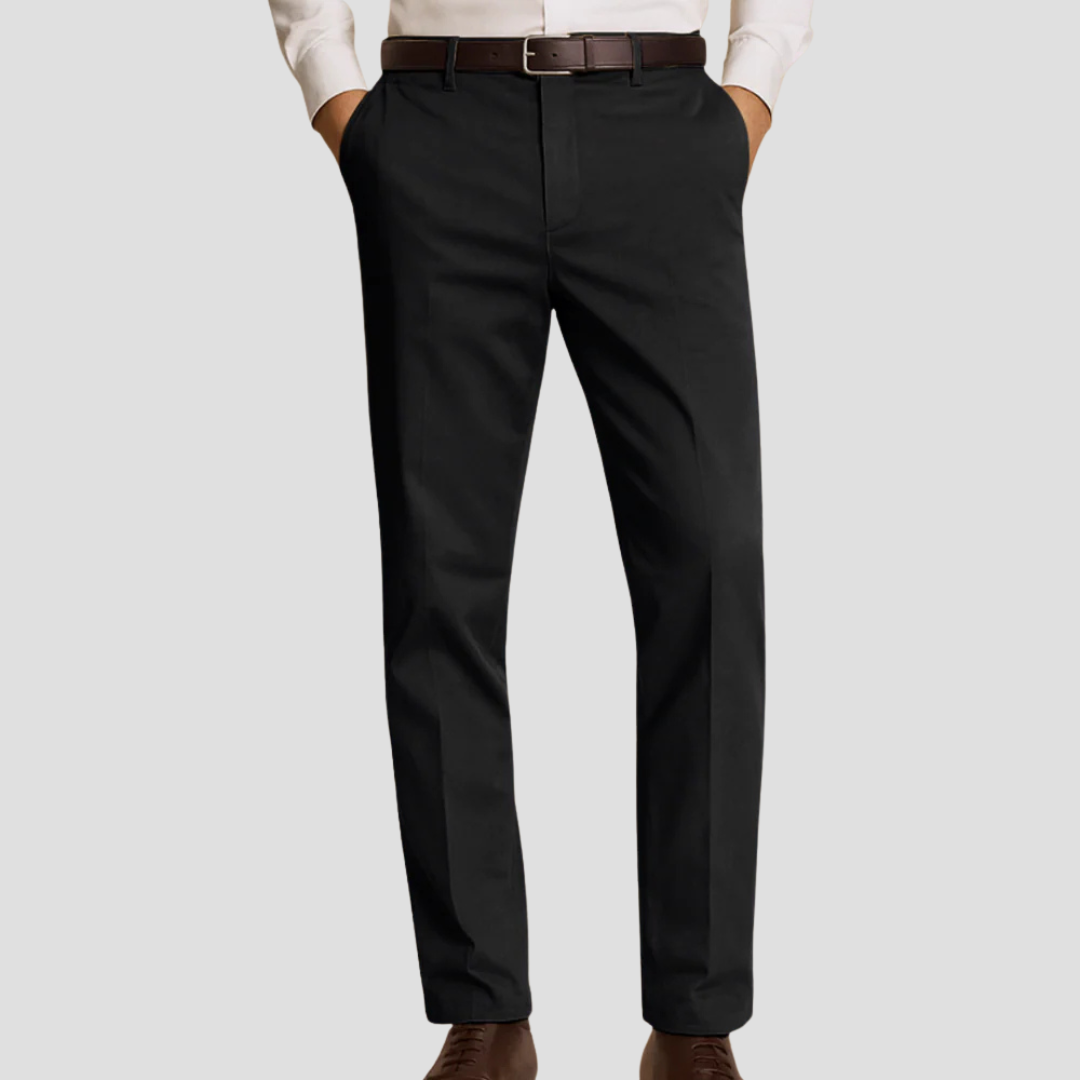 VogeLuxe | Men’s Tailored Straight-Leg Dress Pants 4