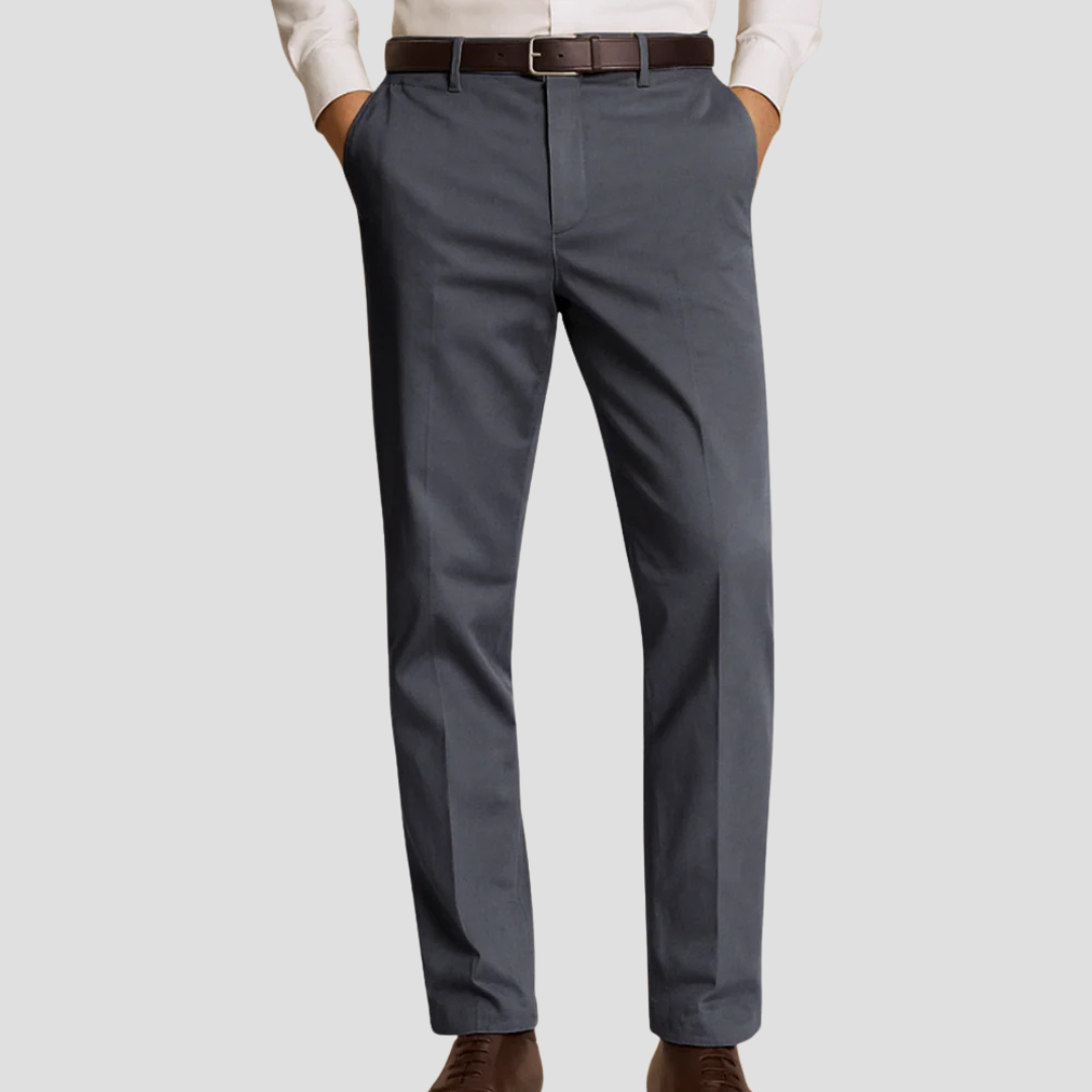 VogeLuxe | Men’s Tailored Straight-Leg Dress Pants 5
