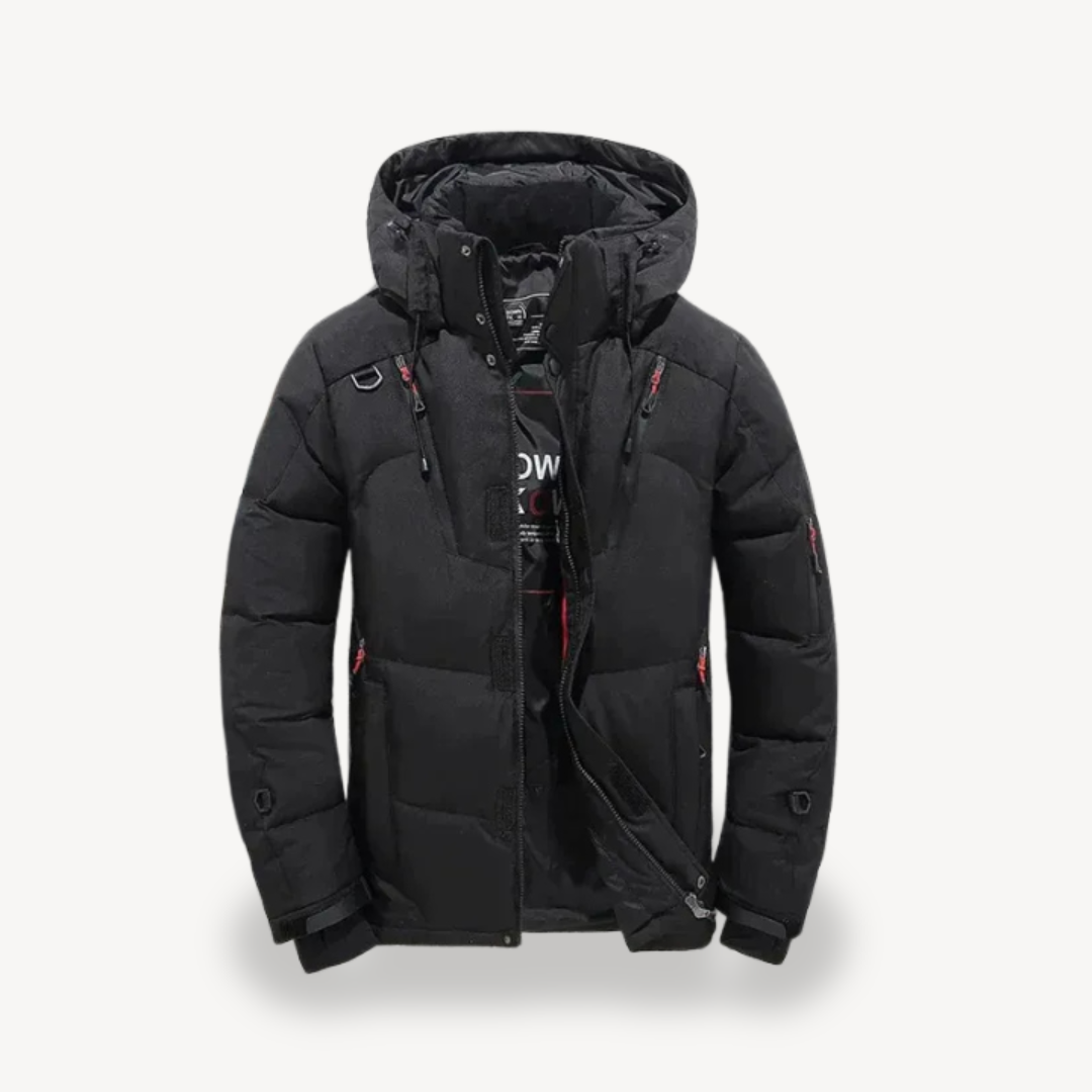 VogeLuxe | Men’s Technical Insulated Hooded Puffer Jacket 1