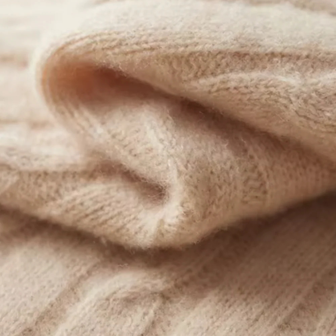 VogeLuxe | Men’s Textured Buttoned Crew Neck Sweater 6