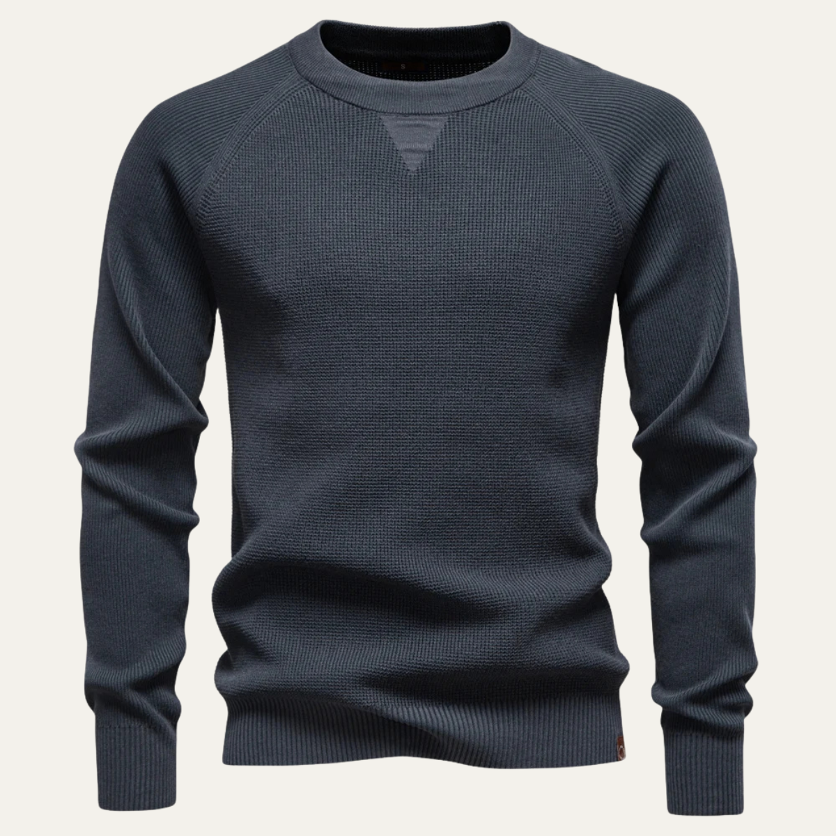 VogeLuxe | Men’s Textured Crewneck Knit Sweater 0