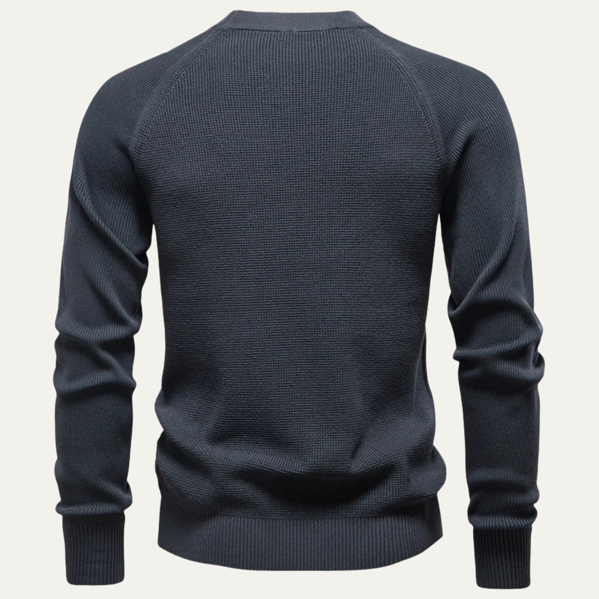 VogeLuxe | Men’s Textured Crewneck Knit Sweater 1