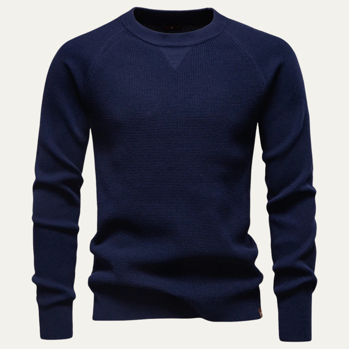 VogeLuxe | Men’s Textured Crewneck Knit Sweater 5