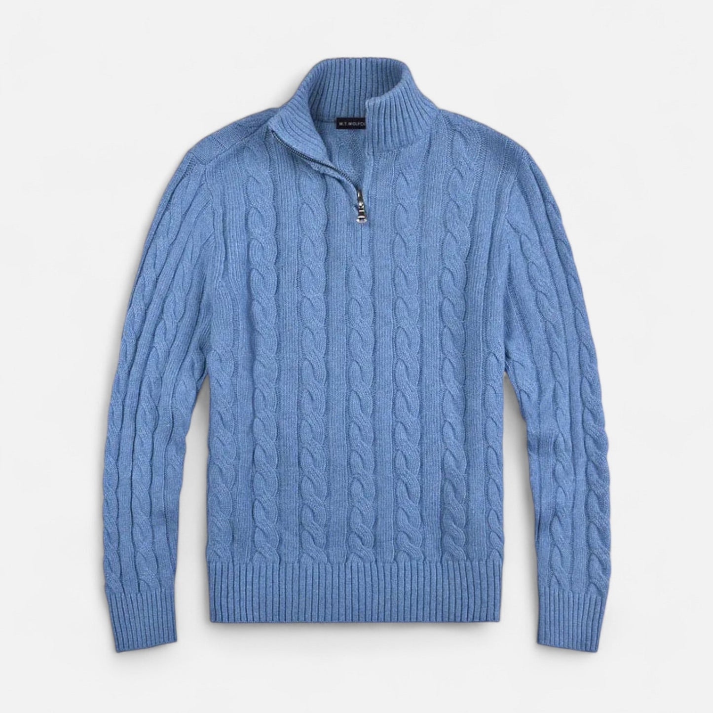 VogeLuxe | Men's Textured Open-Front Sweater 1