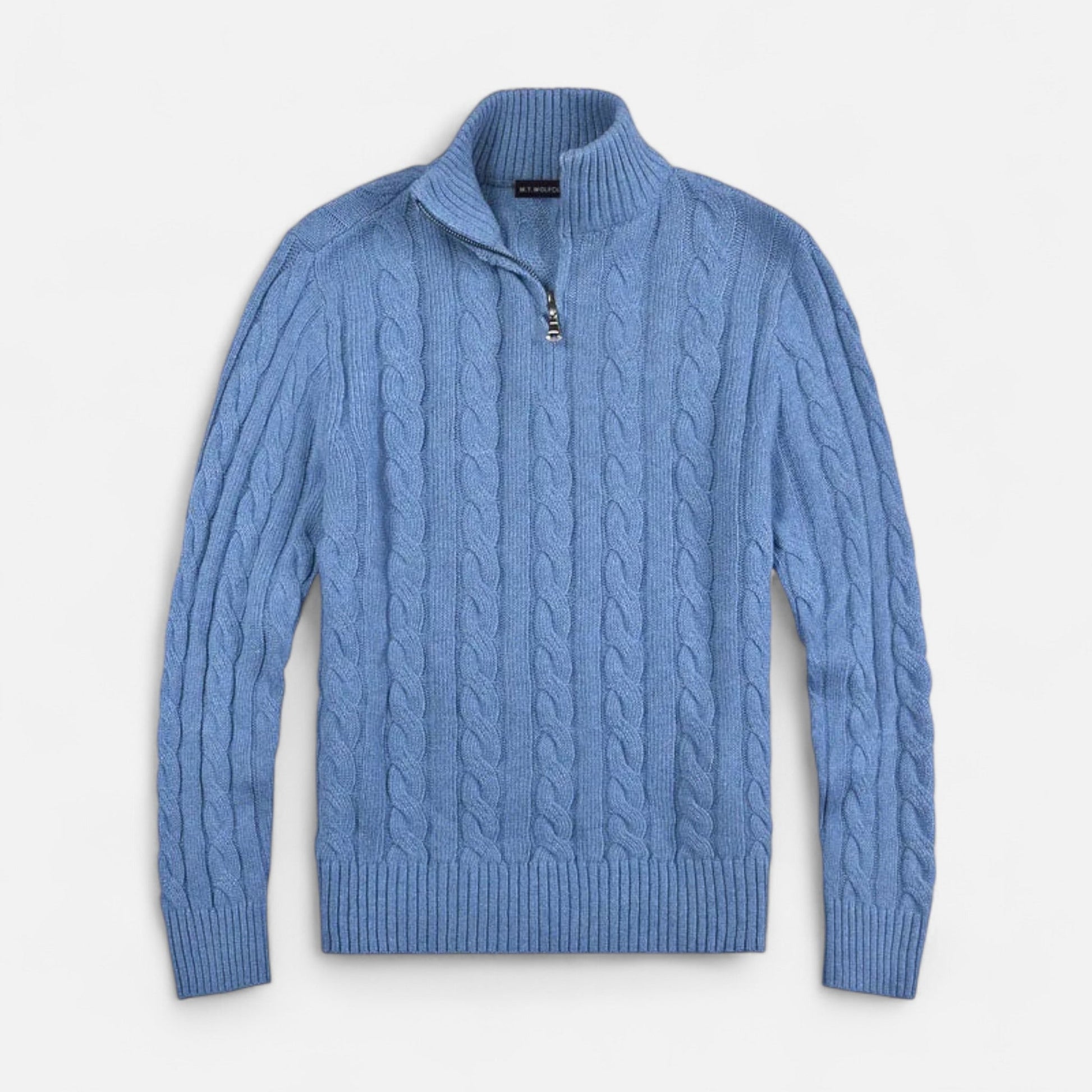 VogeLuxe | Men's Textured Open-Front Sweater 1
