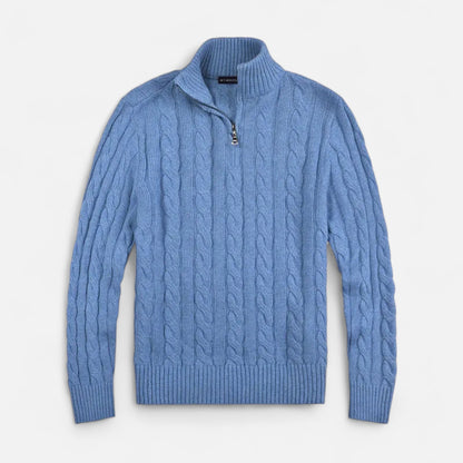 VogeLuxe | Men's Textured Open-Front Sweater 1