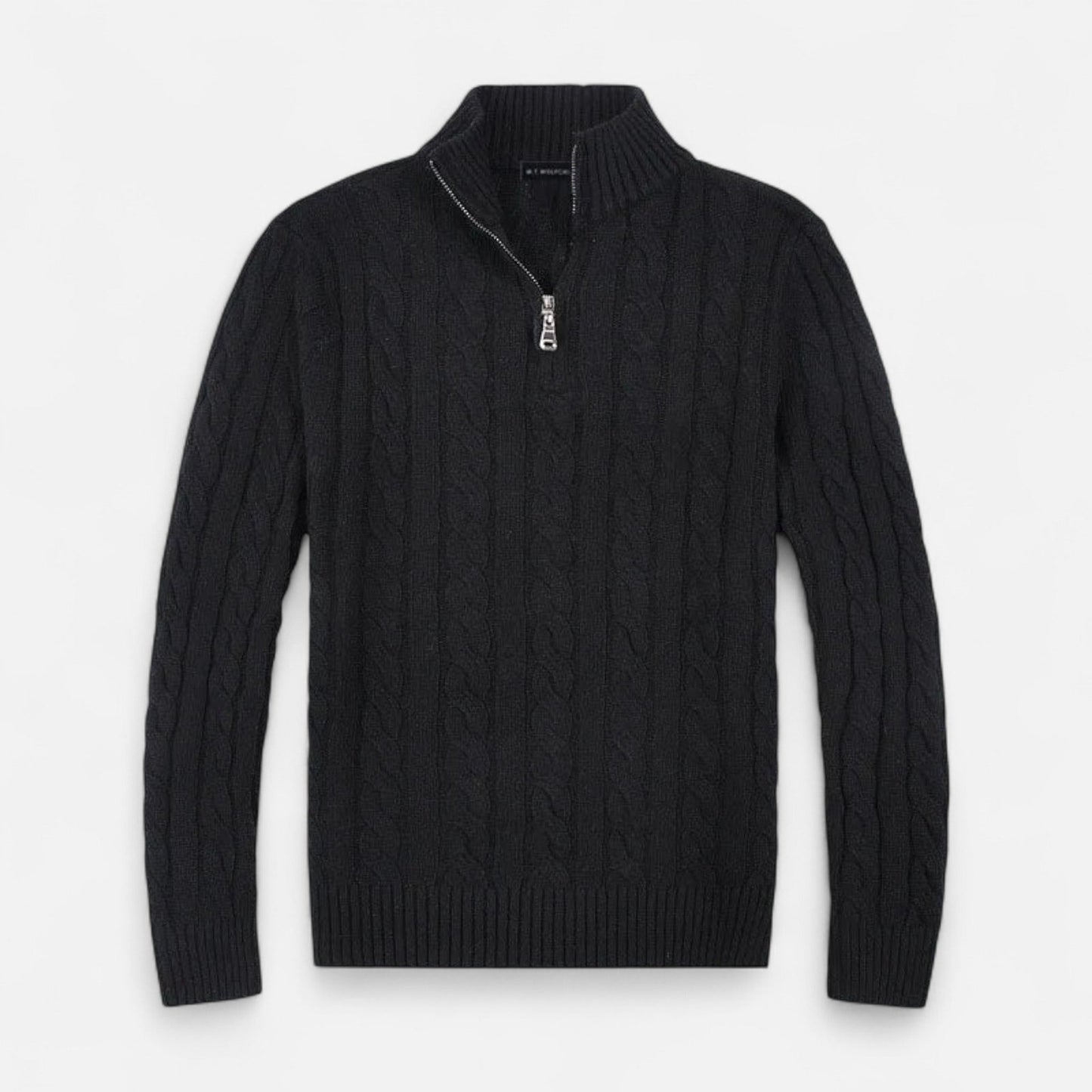 VogeLuxe | Men's Textured Open-Front Sweater 3